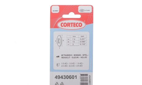 Фото 2 - Автозапчасть CORTECO 49430601