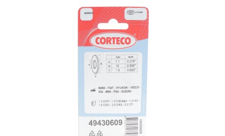 Фото 2 - Автозапчастина CORTECO 49430609