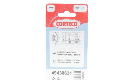 Фото 2 - Автозапчасть CORTECO 49430631