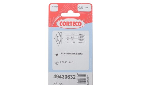 Фото 2 - Автозапчасть CORTECO 49430632