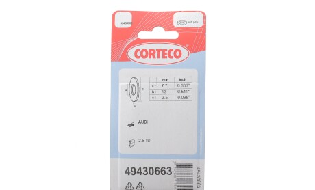 Фото 2 - Автозапчасть CORTECO 49430663