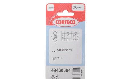 Фото 2 - Автозапчасть CORTECO 49430664