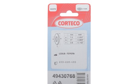 Фото 2 - Автозапчасть CORTECO 49430768