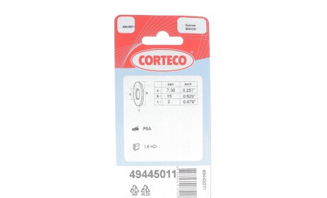 Фото 2 - Автозапчастина CORTECO 49445011