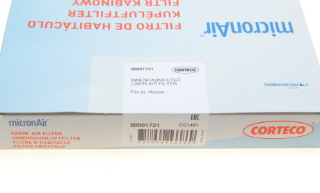 Фото 4 - Фільтр салону CORTECO 80001721