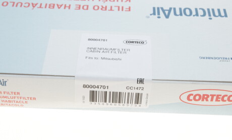 Фото 5 - Фільтр салону CORTECO 80004701