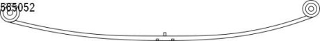Ресора листова Ford Transit TT9 (06-13) (10.565.052.00) - CS Germany 1056505200