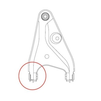 Фото 3 - Сайлентблок рычага CTR GV0475