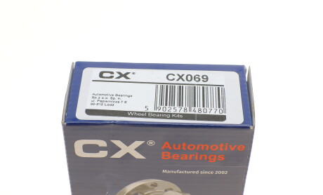 Фото 8 - Подшипник ступицы CX CX 069 (CX069)