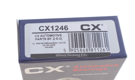 Фото 3 - Подшипник ступицы CX CX1246