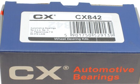 Фото 7 - Підшипник маточини CX CX 842 (CX842)