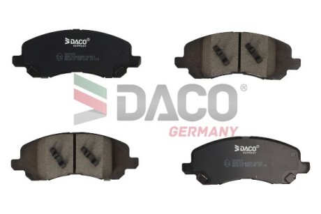 Колодки гальмівні дискові пер. DACO - DACO Germany 320505