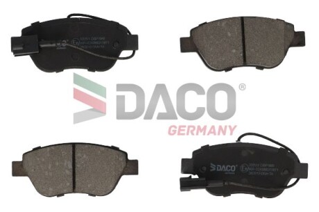 Колодки гальмівні дискові пер. DACO - DACO Germany 320511