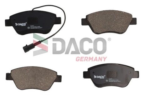 Колодки гальмівні дискові пер. DACO - DACO Germany 320903