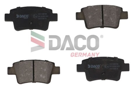 Колодки гальмівні дискові зад. DACO - (01605356, 01605230, 1605356) DACO Germany 320910