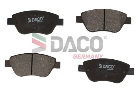 Колодки гальмівні дискові пер. DACO - DACO Germany 320924