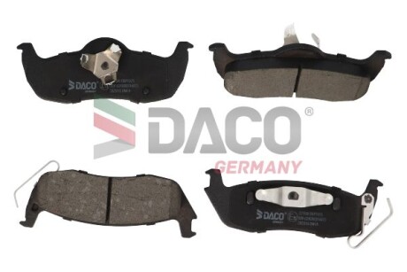 Колодки гальмівні дискові зад. DACO - DACO Germany 321606