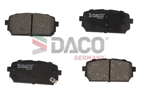 Колодки гальмівні дискові зад. DACO - DACO Germany 321723