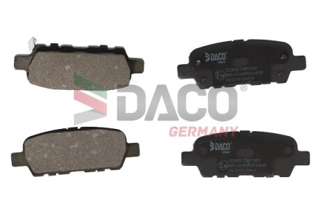 Колодки гальмівні дискові зад. DACO - DACO Germany 322605