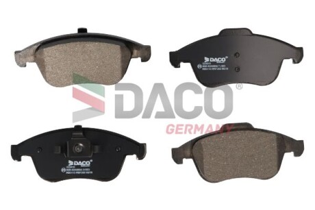 Колодки гальмівні дискові пер. DACO - (410602933R, 410600032R) DACO Germany 323019