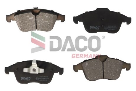 Колодки гальмівні дискові пер. DACO - DACO Germany 323033