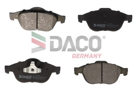 Колодки гальмівні дискові пер. DACO - DACO Germany 323035