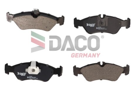 Колодки гальмівні дискові зад. DACO - DACO Germany 323329