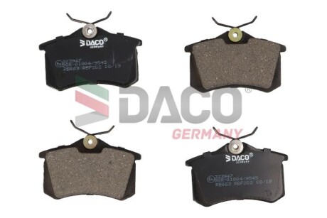 Колодки гальмівні дискові зад. DACO - DACO Germany 323947