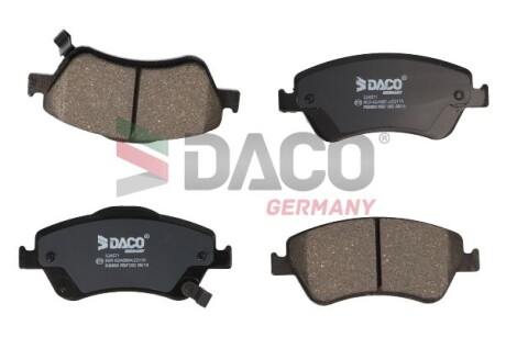 Колодки гальмівні дискові пер. DACO - DACO Germany 324571