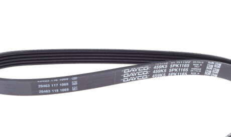 Фото 2 - Ремень приводной DAYCO 5PK1165