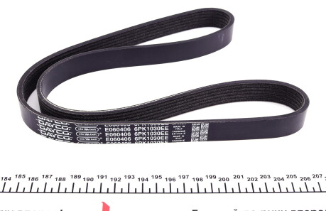 Фото 2 - Ремінь приводний DAYCO 6PK1030EE