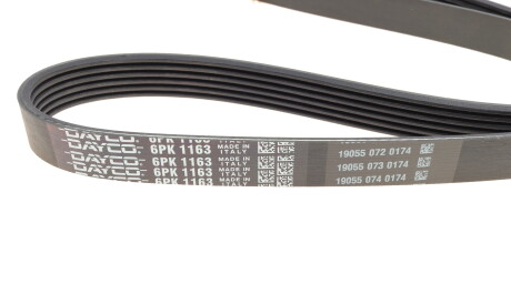 Фото 2 - Ремінь приводний DAYCO 6PK1163