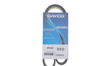 Фото 2 - Автозапчасть DAYCO 6PK922H