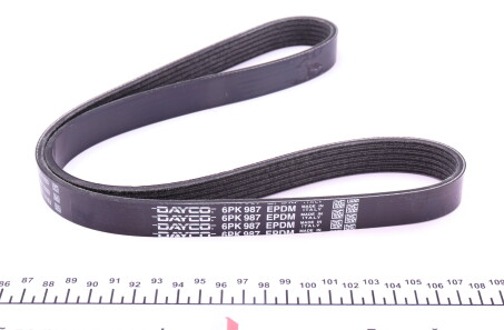 Фото 2 - Ремень приводной DAYCO 6PK987S