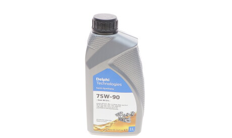 Масло трансмиссионное полусинтетическое GEAR OIL 5/4 75W-90, 1л - (00004320530, 83222295532, 83222413511) Delphi 25067150