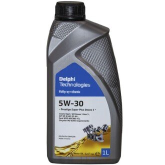 Моторна олива Prestige Super Plus Dexos 1 5W-30, 1 л - Delphi 28492381D