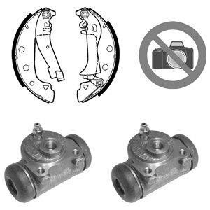 Комплект барабанного гальма (колодки, циліндр, пружинки) PEUGEOT 204, 304, 305 I 1.1-1.5D 07.69-09.82 - Delphi 631