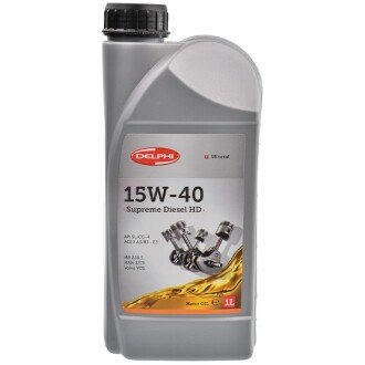 Моторна олива Supreme Diesel HD 15W-40, 1 л - Delphi 93891209