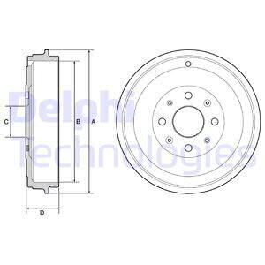 Гальмівний барабан - Delphi BF503