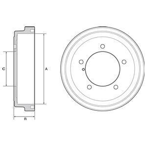 Гальмівний барабан - Delphi BF531