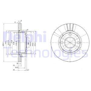 Фото 2 - Тормозной диск Delphi BG2668
