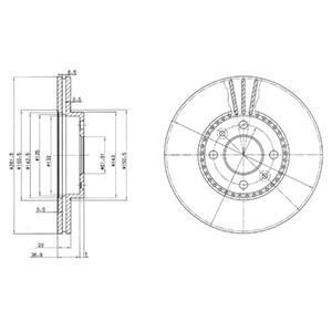 Гальмівний диск - Delphi BG2693