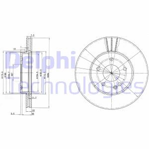 Фото 2 - Тормозной диск Delphi BG2768