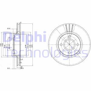 Фото 2 - Тормозной диск Delphi BG3056
