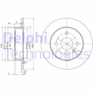Фото 2 - Гальмівний диск Delphi BG3403