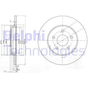 Гальмiвнi диски - Delphi BG3663C