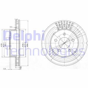Фото 3 - Тормозной диск Delphi BG3846