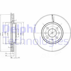Фото 2 - Тормозной диск Delphi BG3989
