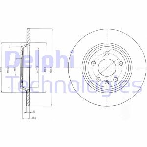 Tarcza ham.audi q5 tyl - Delphi BG4081C