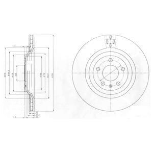 Тормозной диск - Delphi BG4087